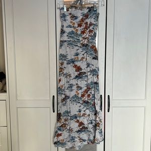 Long summer linen dress